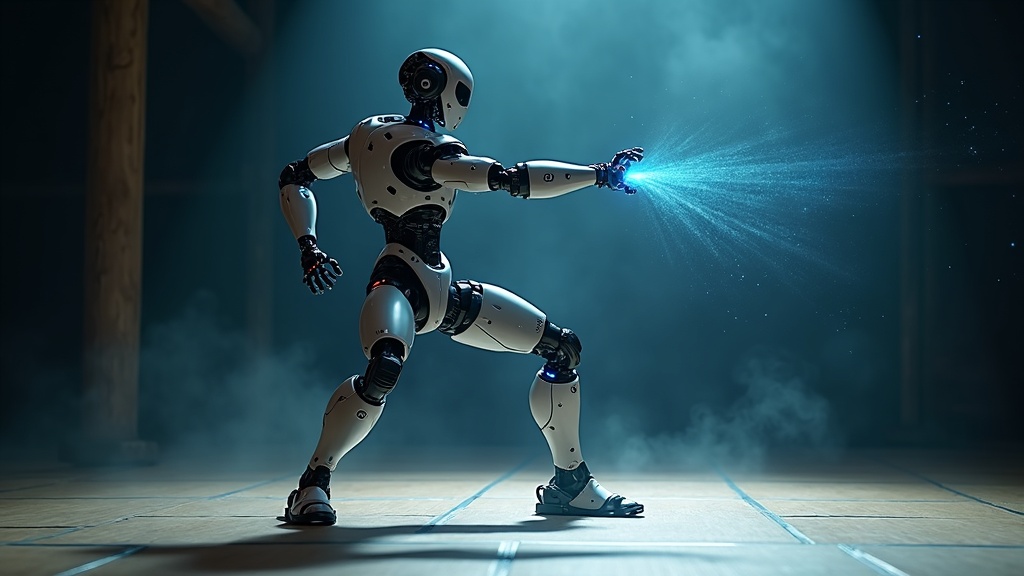 Detalle de los sensores LiDAR y cabeza del Robot Unitree G1