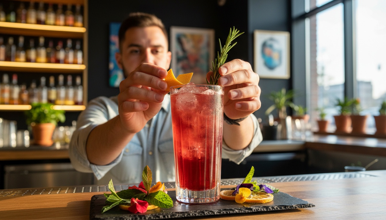 Beautifully crafted mocktails