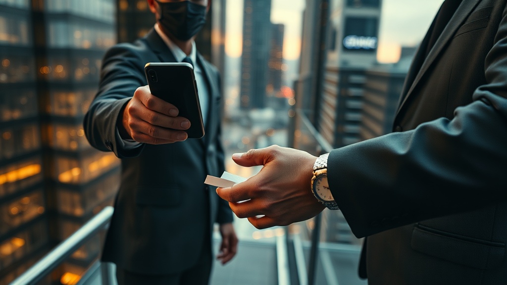 Contemporary exchange suggesting quiet influence