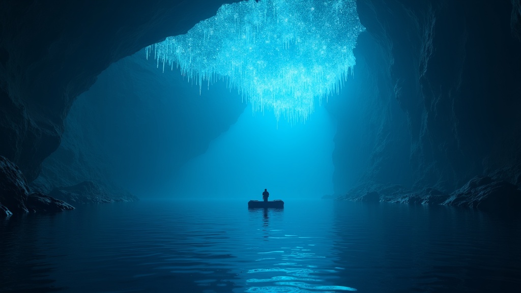 Escalada en hielo en el Cave Crave VR simulador de espeleología