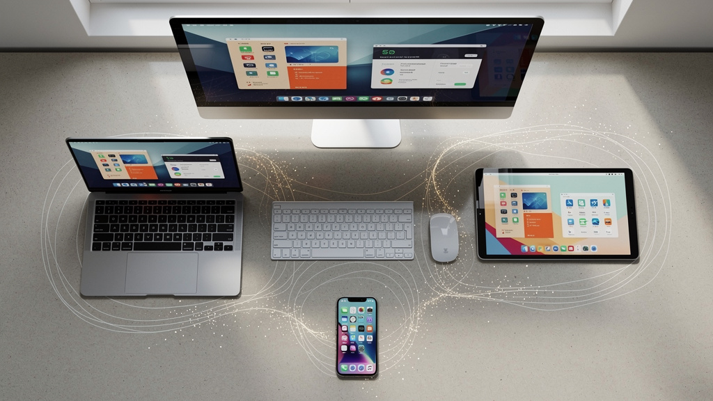 Multiple devices connected through cross-platform remote access solution