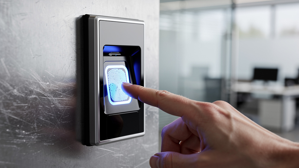 Biometric fingerprint scanner for secure authentication
