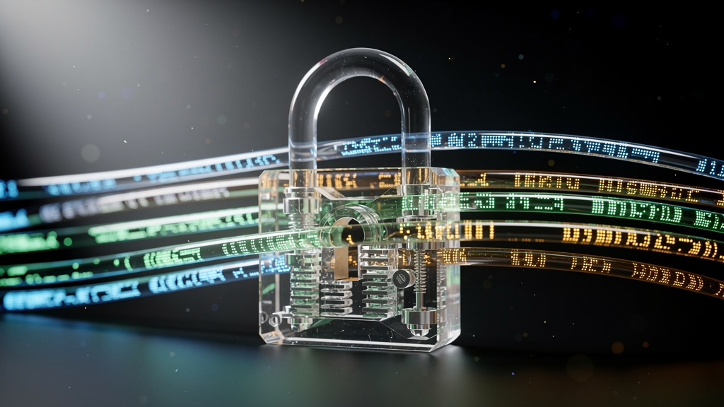 Encrypted data protection with fiber optic network