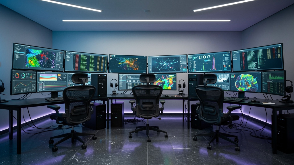 Real-time security monitoring operations center setup