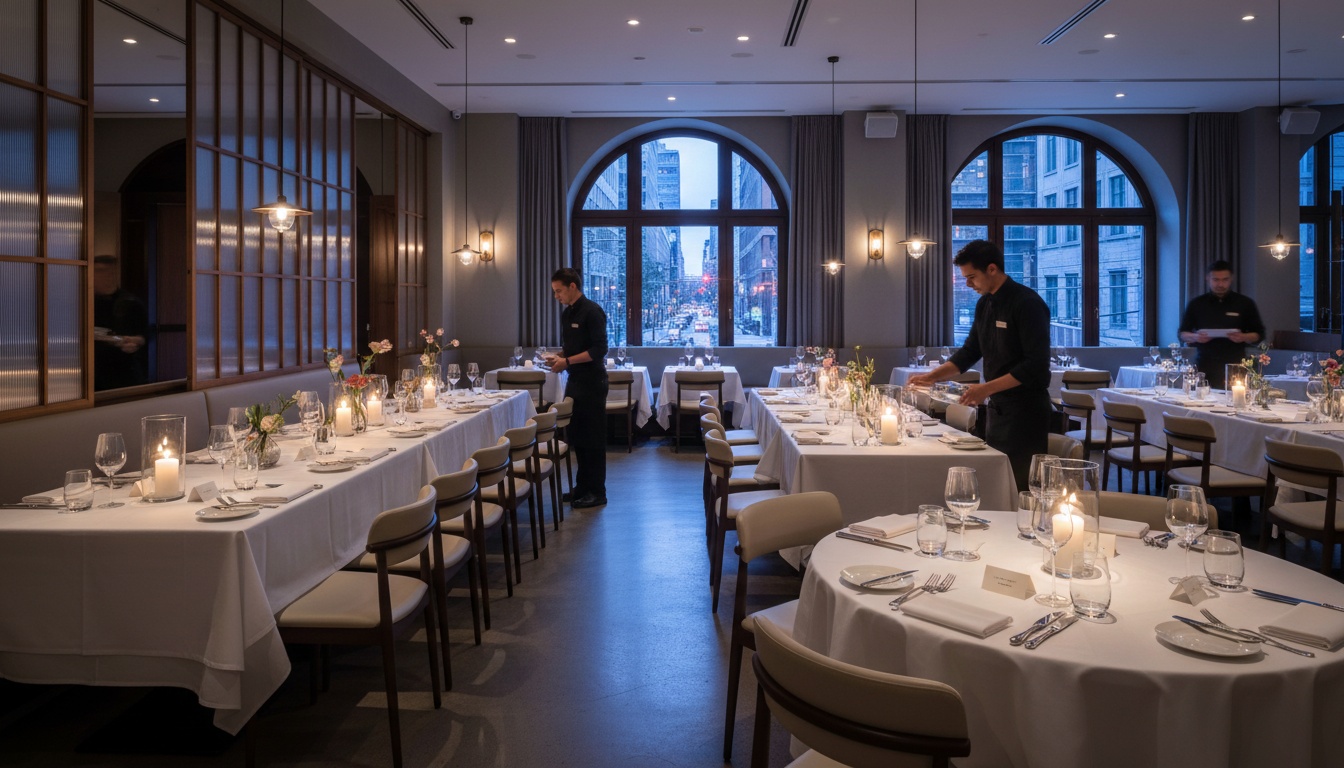 Private dining setup