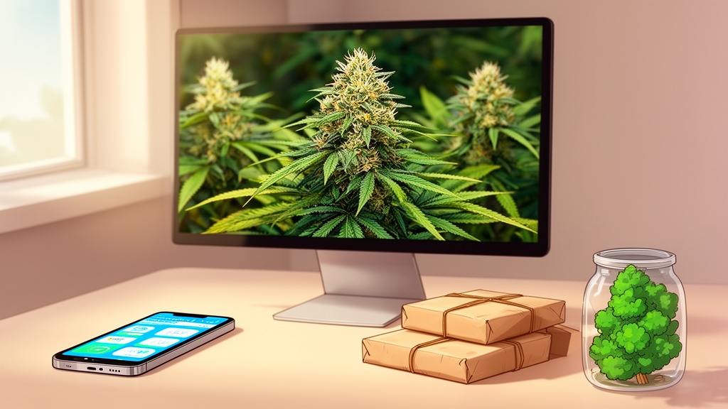 Discreet online cannabis ordering and delivery