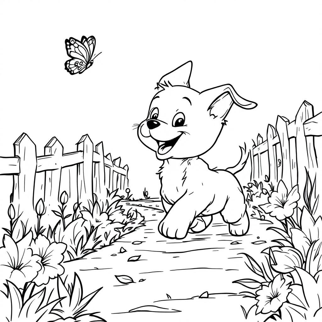 Magical Bluey Coloring Page