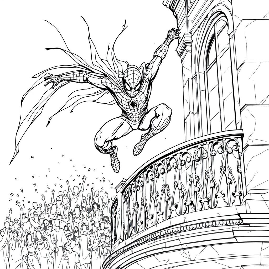 Amazing Spider-Man Coloring Page