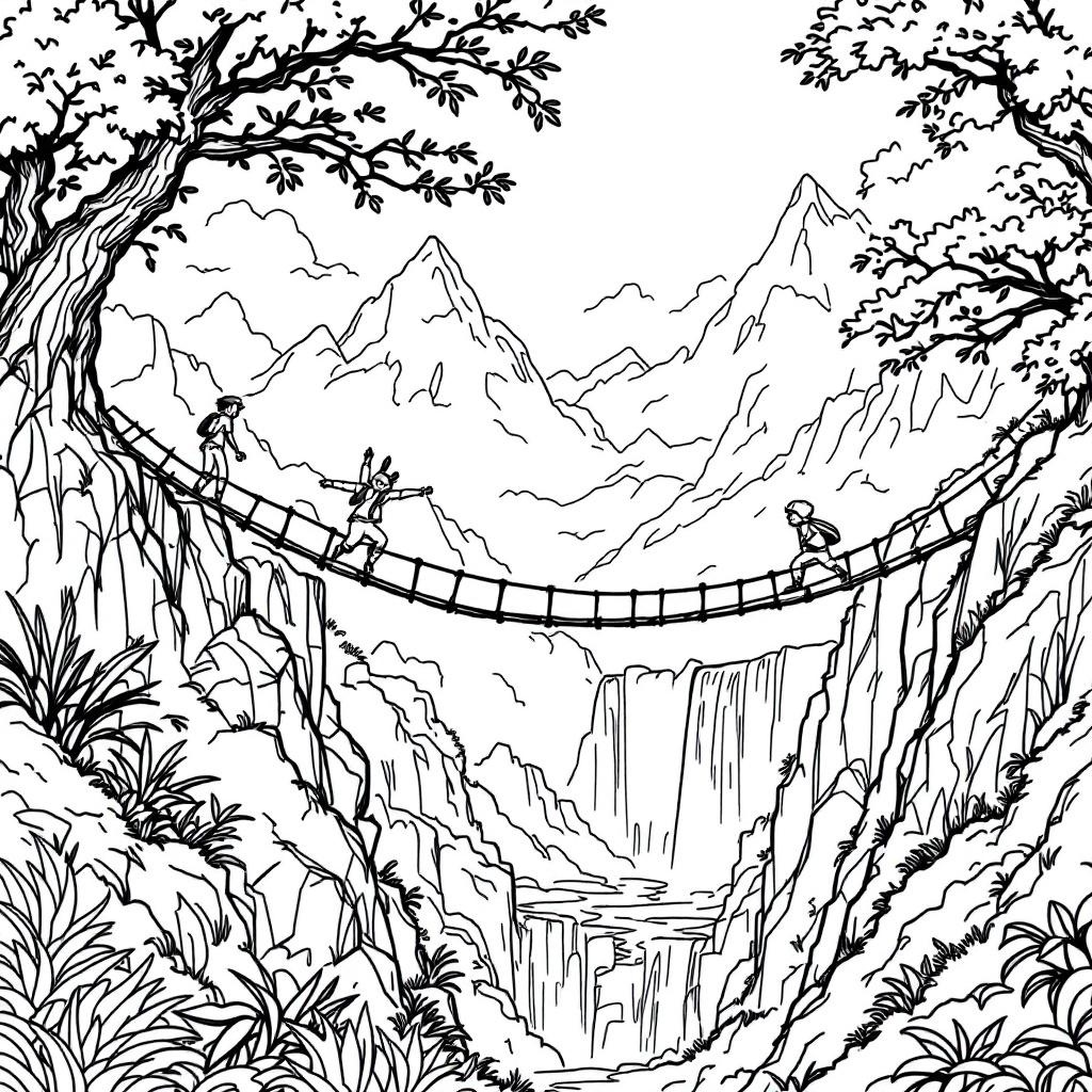 Playful Pokemon Coloring Page