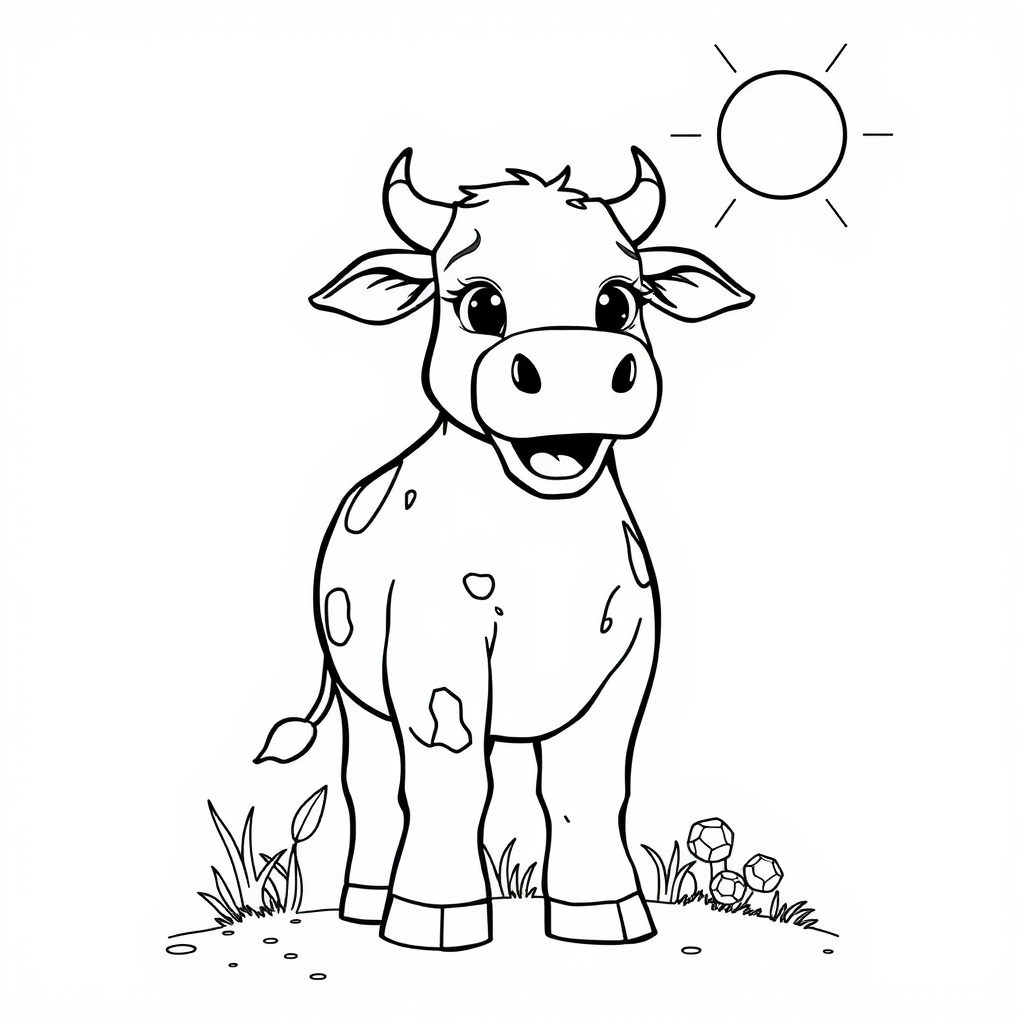 Sweet Minecraft Coloring Page