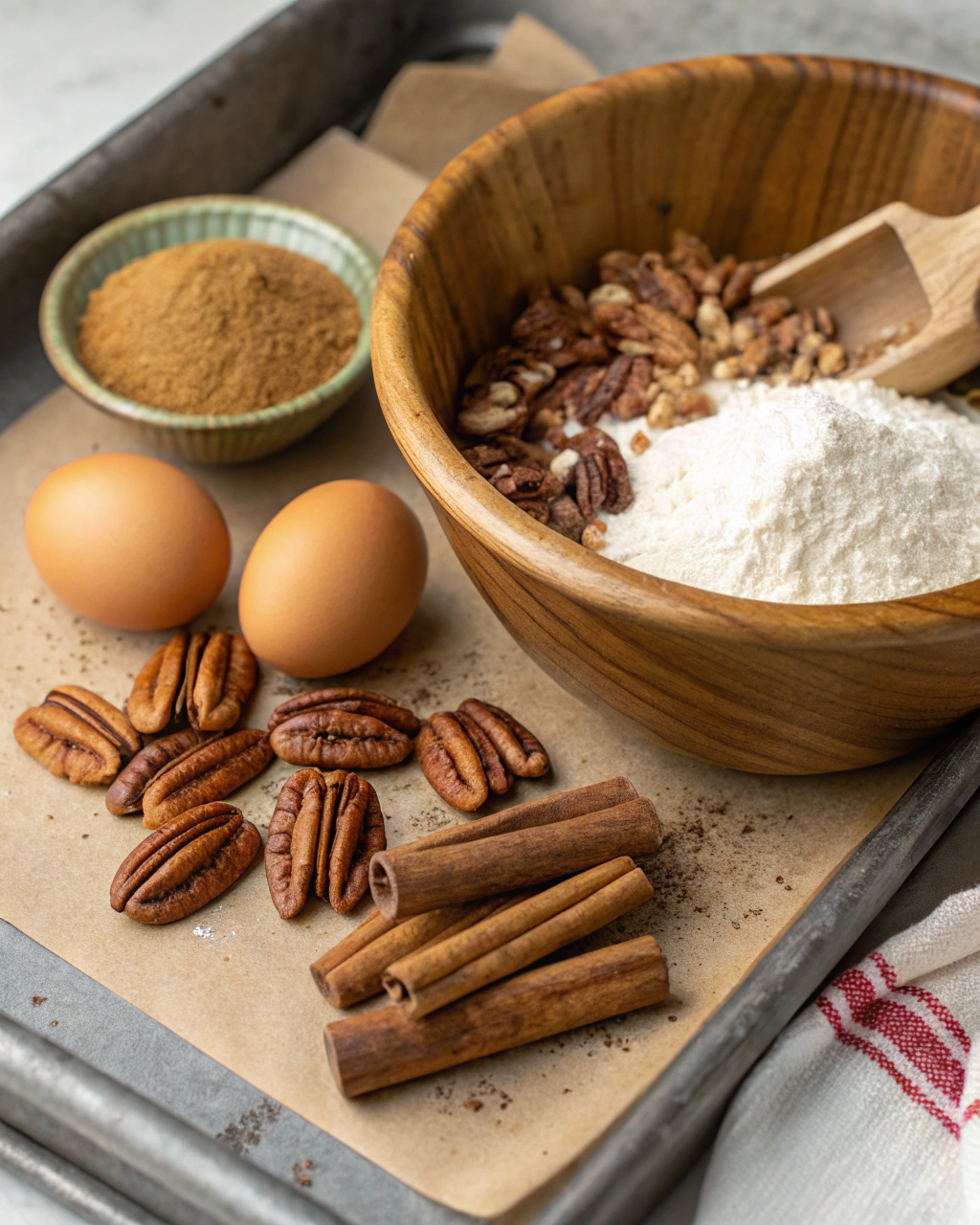 Cinnamon Sugared Pecans Ingredients