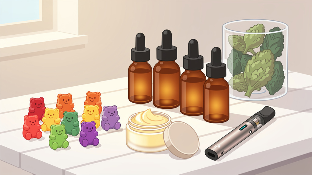 Diverse range of CBD product formats and options