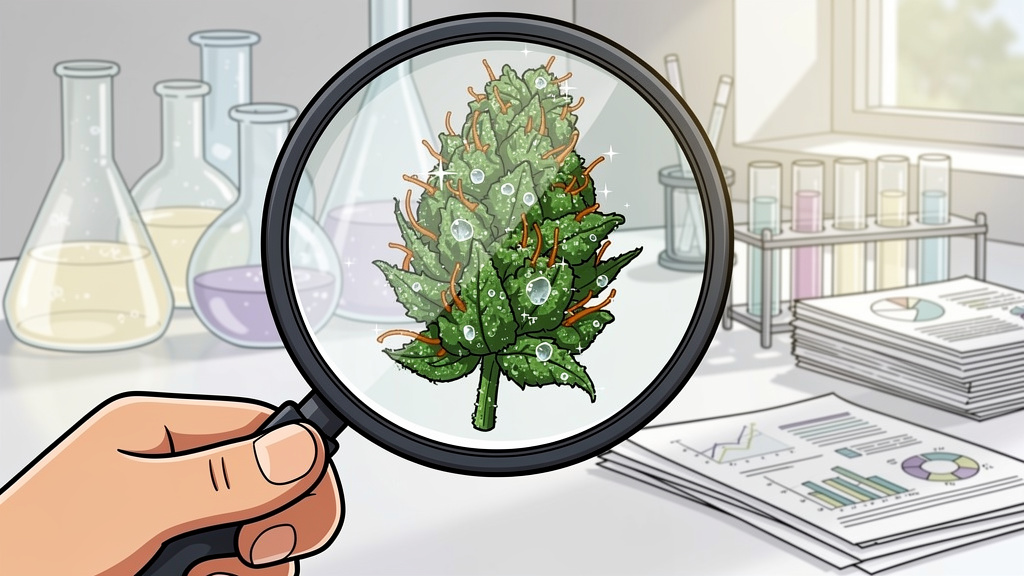 Hemp flower quality inspection and lab testing
