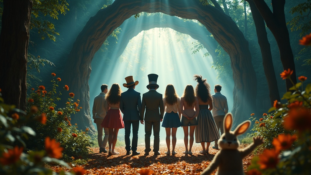 Entrada al País de las Maravillas a través de la realidad virtual en Barcelona