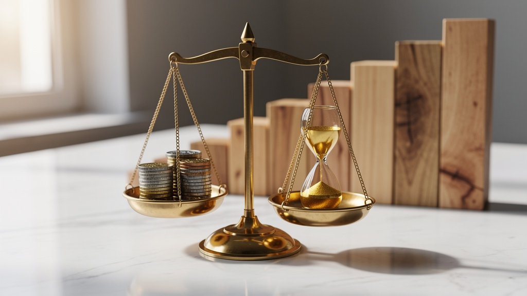 Visual representation of automation ROI and business benefits