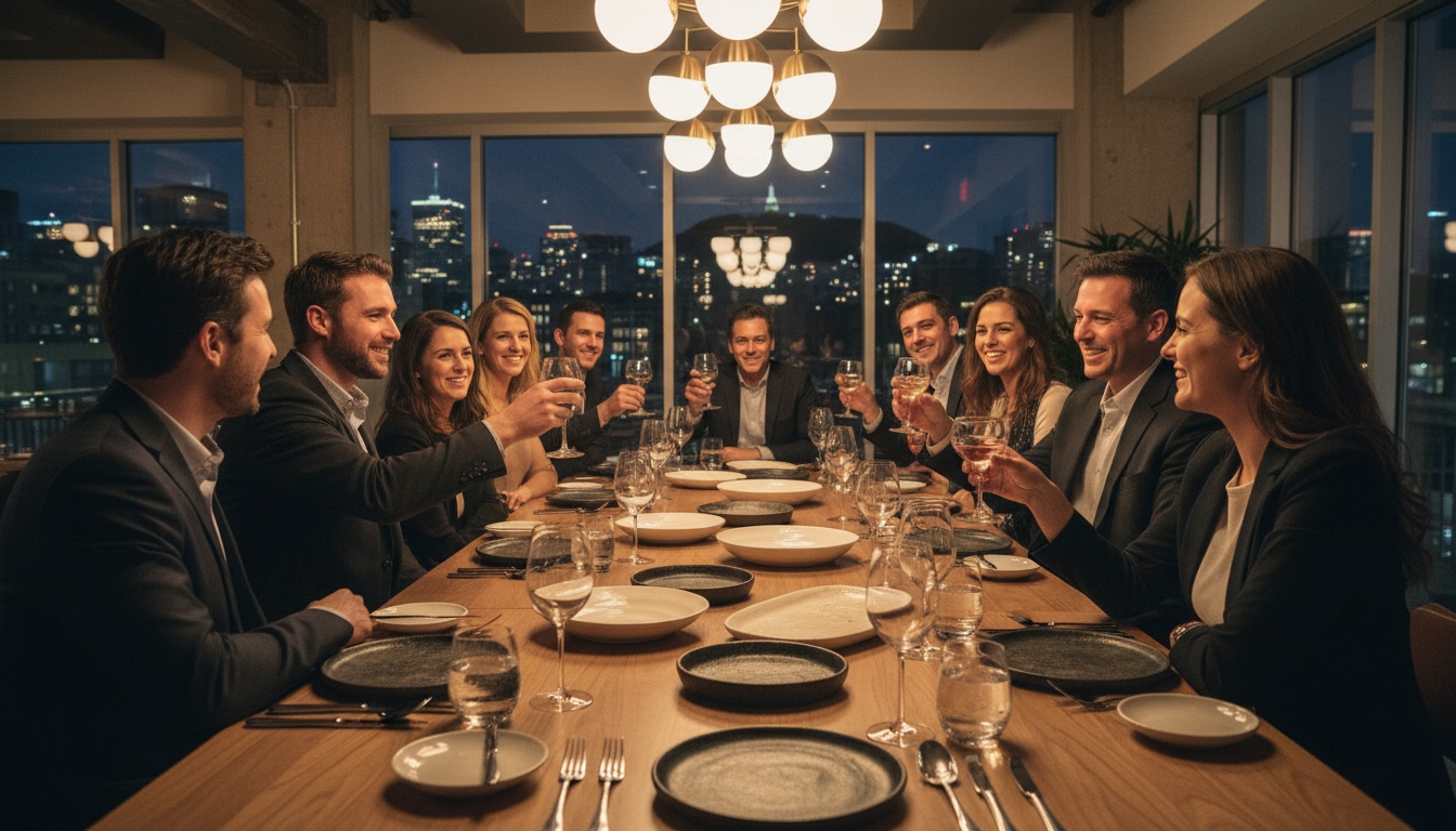 Group dining with shared plates
