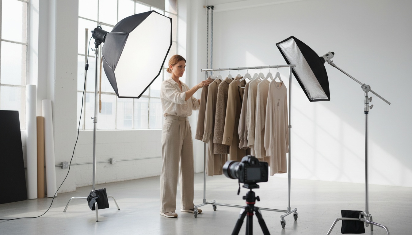 Professional fashion product photography example