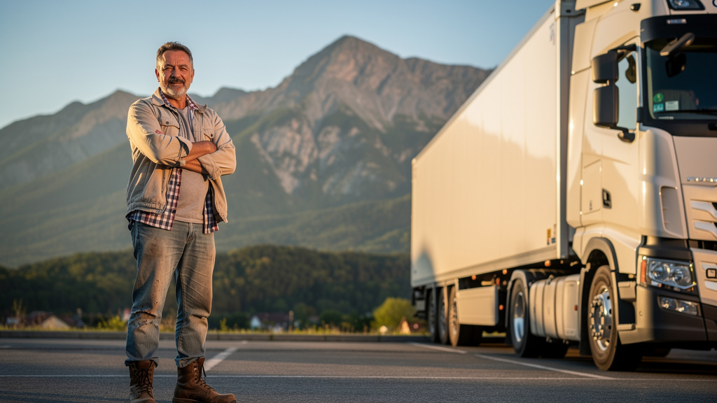 Professional transport driver in Brașov region