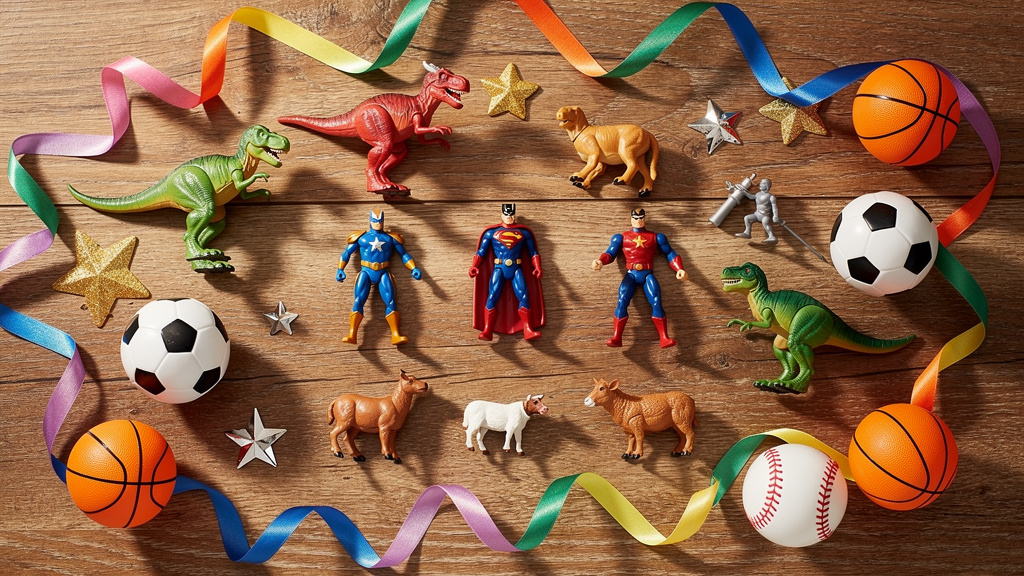 Variety of popular children's party themes and decorations