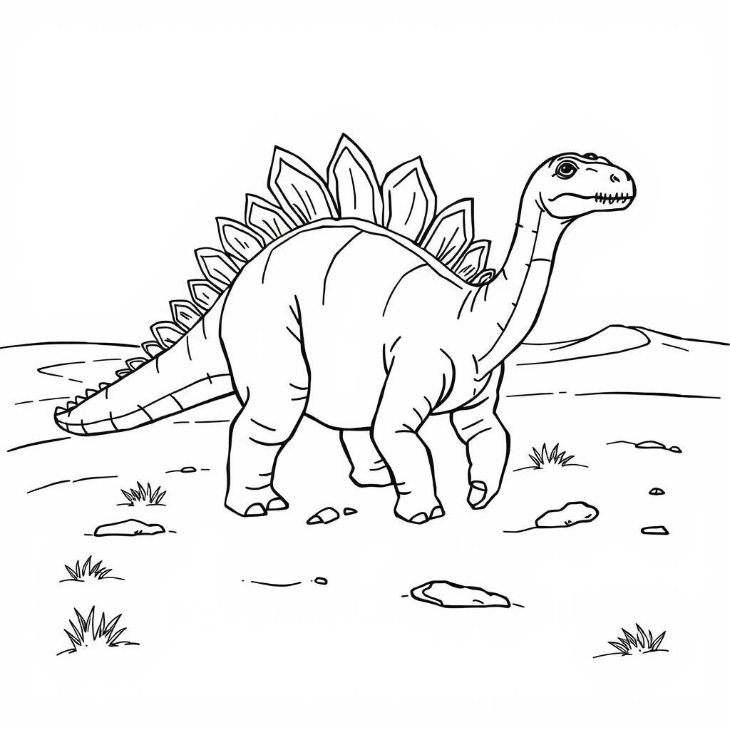 Stego Sand Shapes Coloring Page