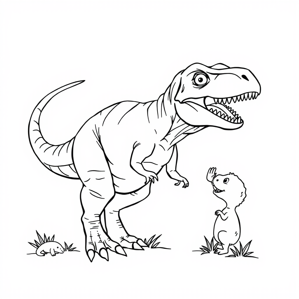 Velociraptor New Coloring Page