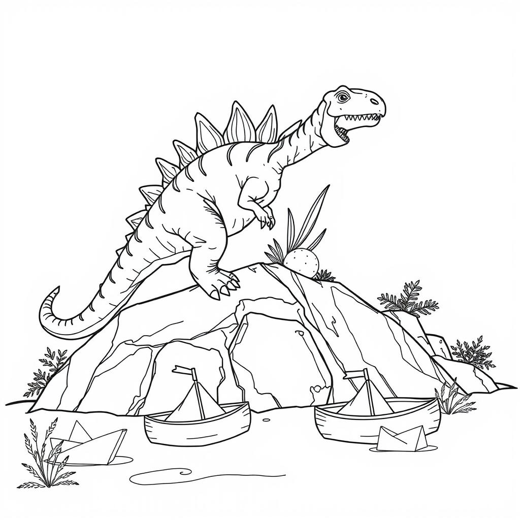 Spinosaurus Hip Coloring Page