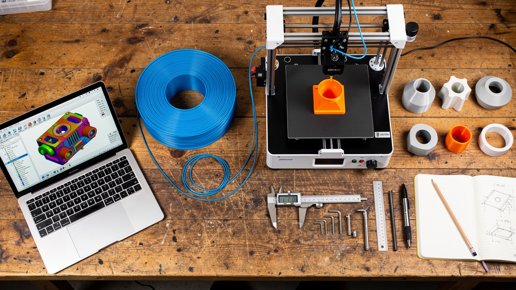 Complete rapid prototyping workflow from CAD to finished parts