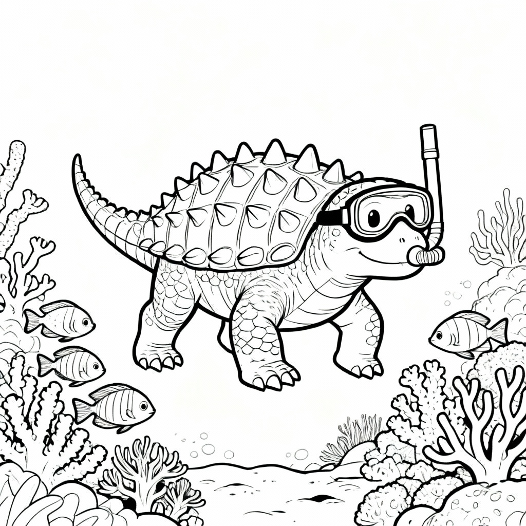 Reef Ankyl Coloring Page