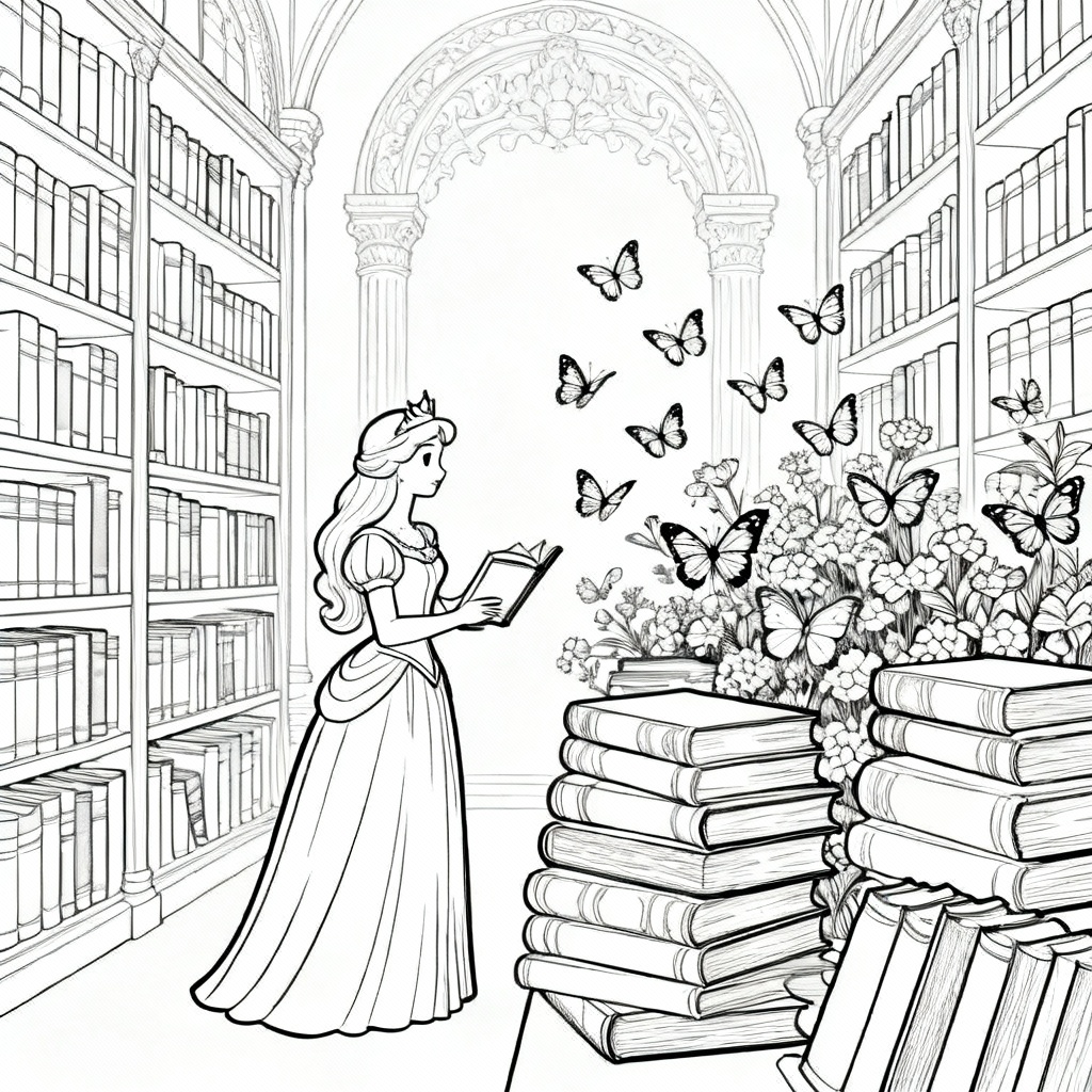 Grand Princess Coloring Page