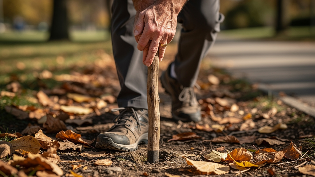 Individual experiencing balance and coordination difficulties while walking