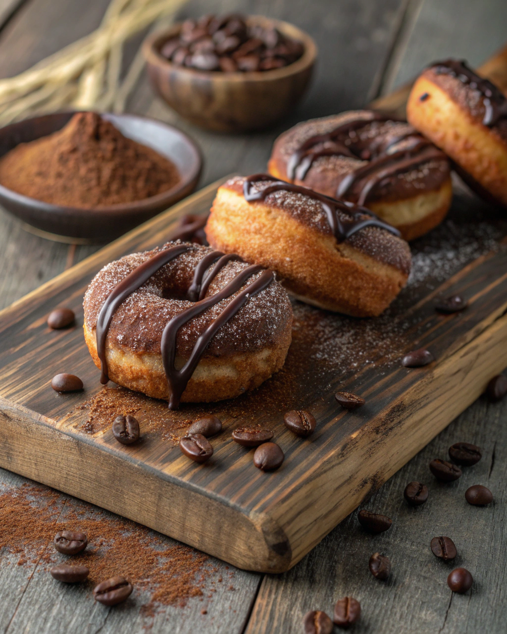 Irresistible Chocolate Brioche Donuts With Espresso Sugar Delight Ingredients