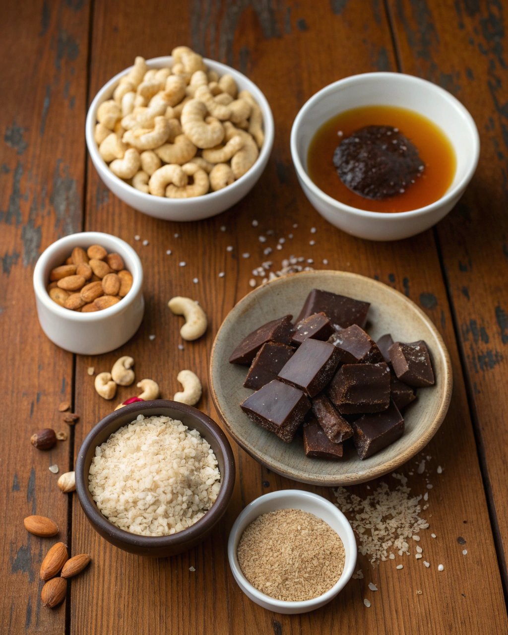 Raw Vegan Tiramisu Bites Ingredients