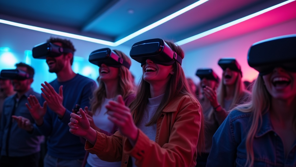 Jugadores disfrutando de una experiencia de escape room VR en Virtua Barcelona