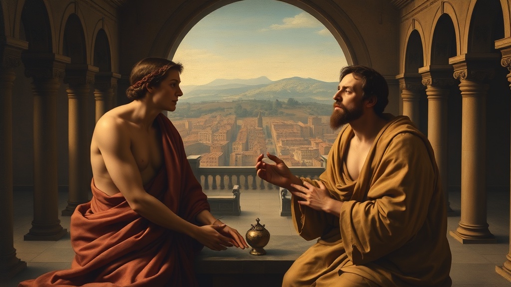 Allegory of temptation and way of escape