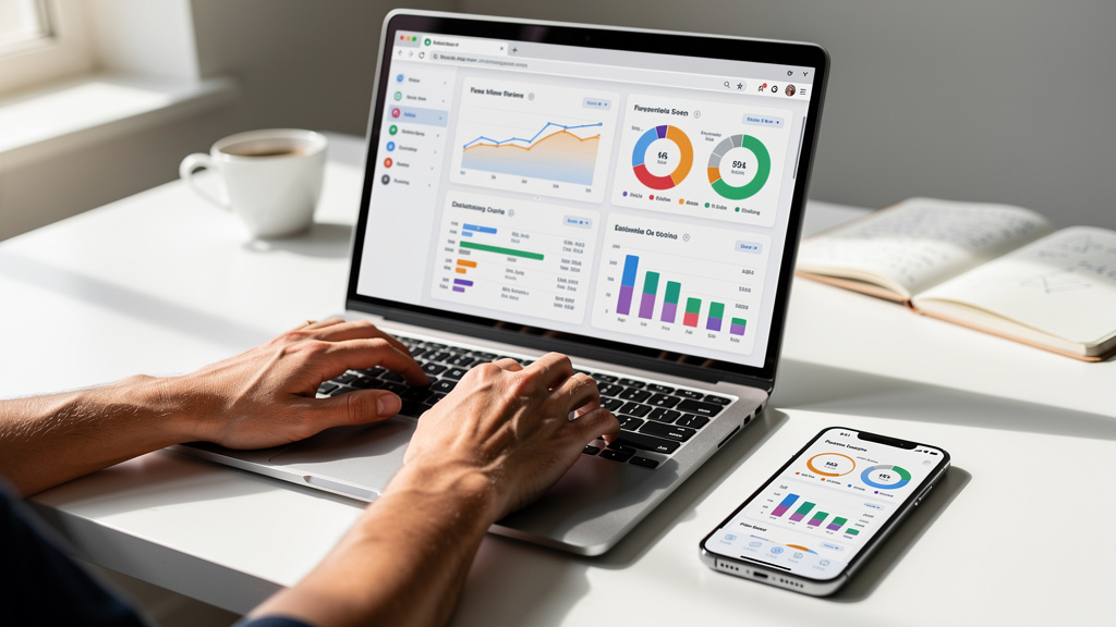 Analytics dashboard showing CMS performance metrics and insights