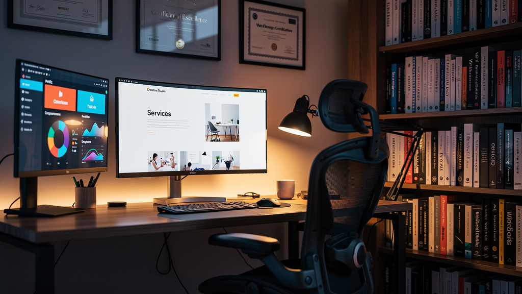 WordPress developer workspace for ongoing maintenance