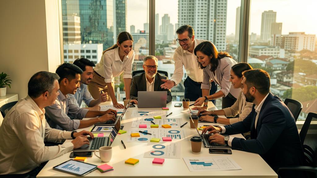 #1 Digital Marketing Company in the Philippines | Lime Digital Asia Marketing team collaborating on strategy sessions