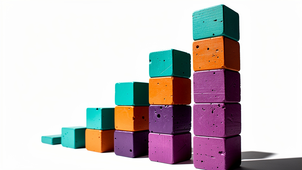 Rising bar graph showing measurable business growth and success