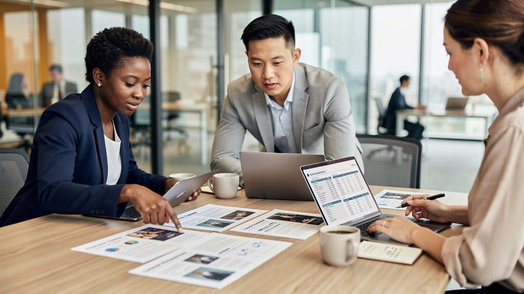 Top Digital Marketing Agencies in the Philippines 2026 | Lime Digital Asia Business team reviewing digital marketing agency proposals
