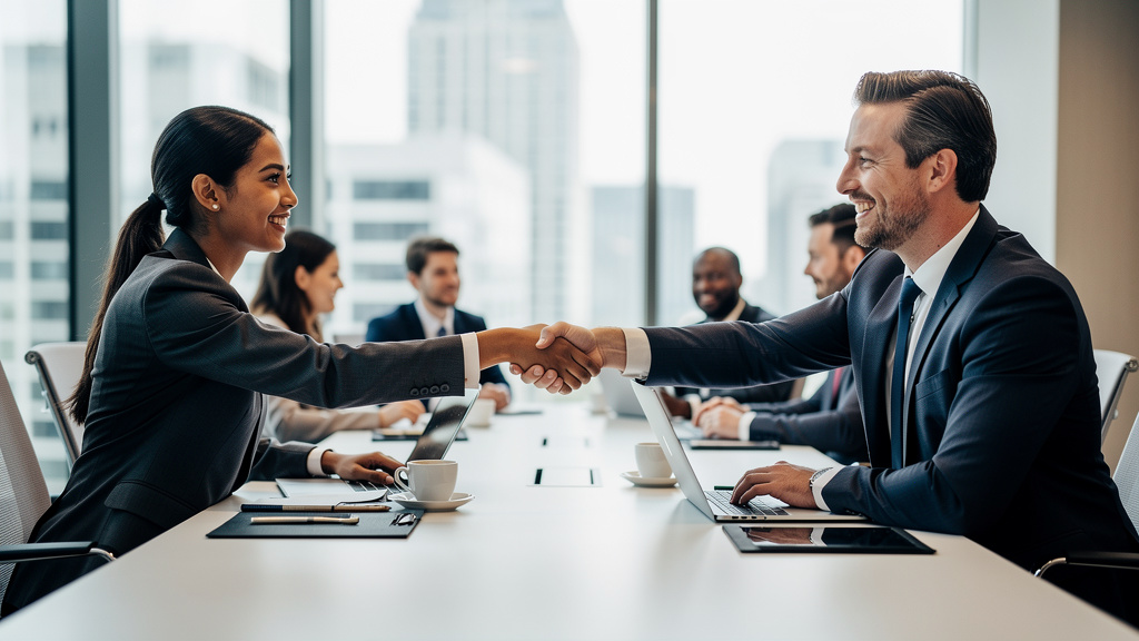 Top 10 Digital Marketing Agencies for 2025 Success | Lime Digital Asia Professional agency and client partnership handshake