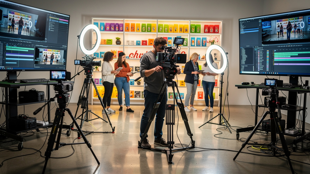 Professional content creation and video production for social media campaigns