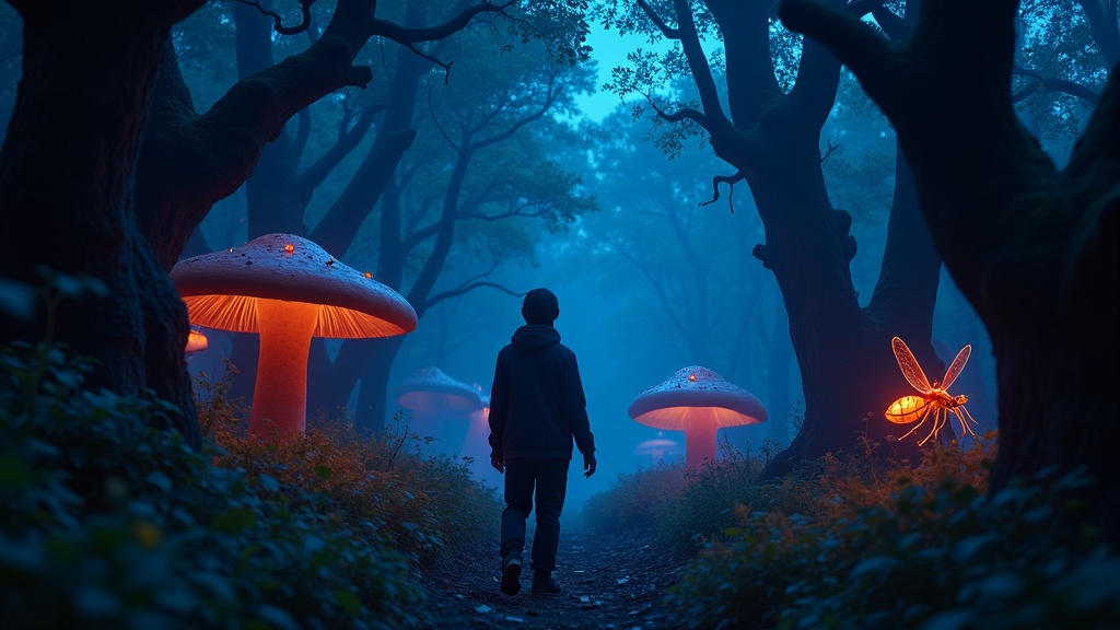 Personajes Grumpus de Bugsnax conversando en un entorno de isla