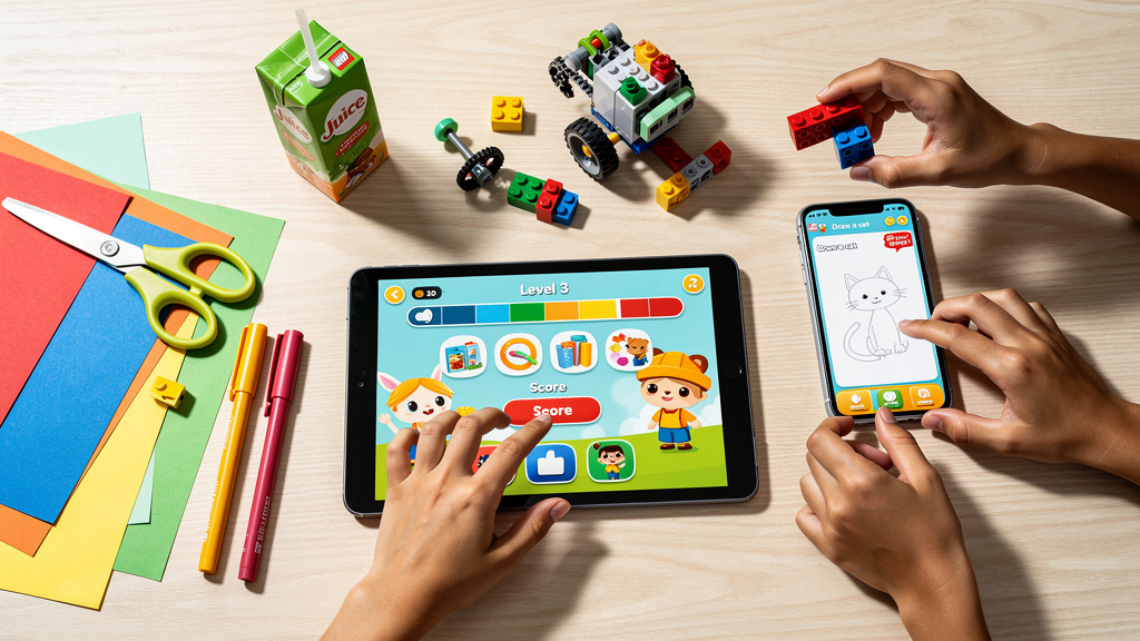 게이미피케이션 학습 도구와 교육용 게임 장면