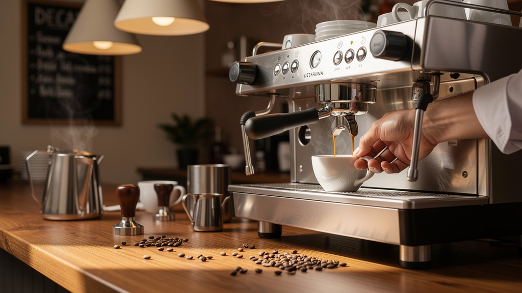 프랜차이즈 카페에서 제조되는 디카페인 에스프레소