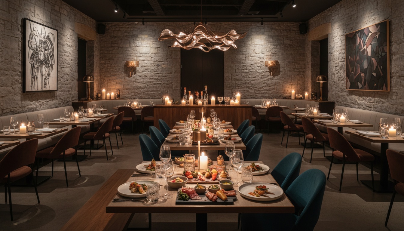 Elegant private dining setup