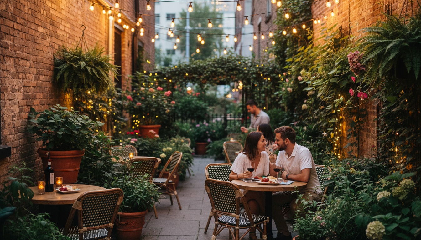 Montreal terrace dining