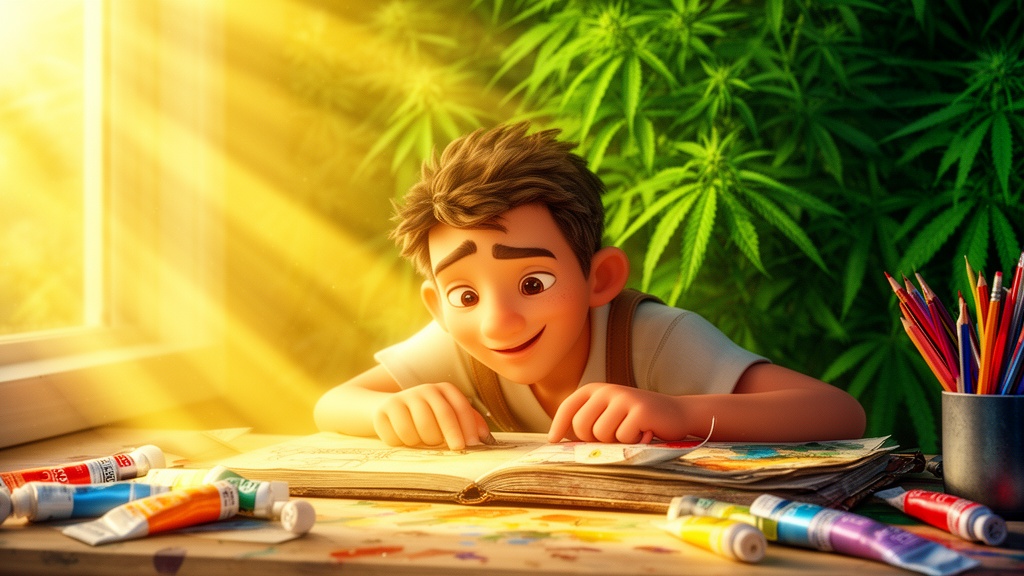 Daytime cannabis use for creative focus and productivity