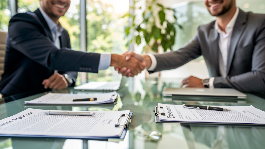 Successful real estate negotiation and agreement