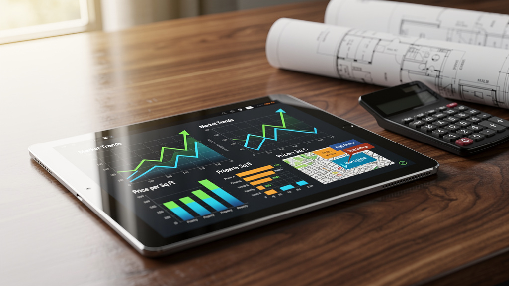 Real estate market analysis and pricing data