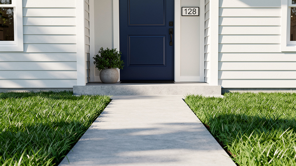Welcoming home entrance with excellent curb appeal
